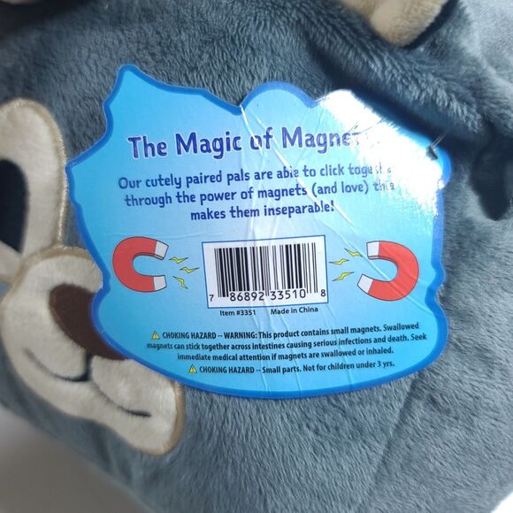 1 (2pcs) set of Inseparables Love plush cubes - Bear & Bee 5" NEW WITH TAGS - Picture 9 of 14